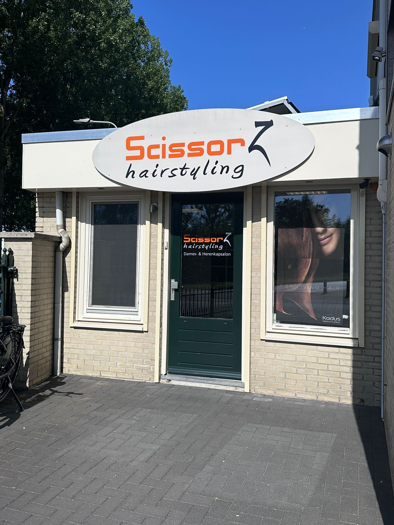 Interieur kapsalon ScissorZ Dalem Reeshof